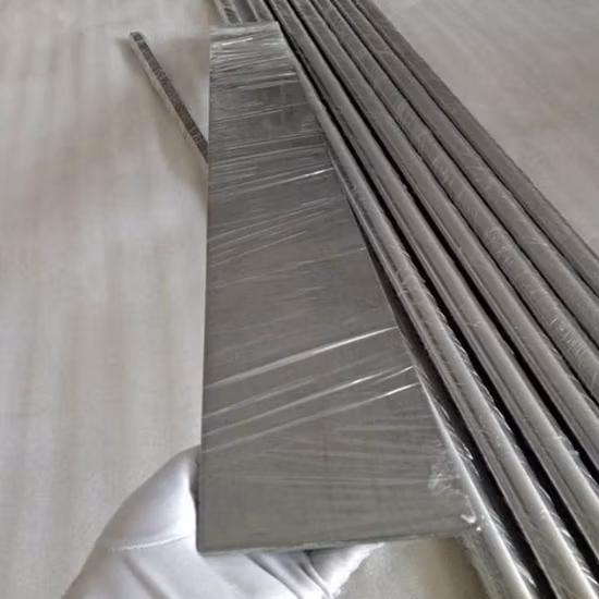 ASTM B348 Gr2 Gr5 Forged Titanium Flat Bar / Flat Sheet Bar